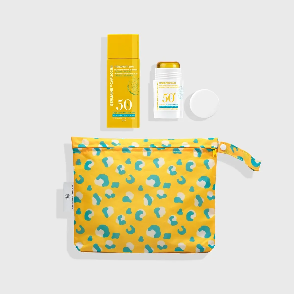 ANIMAL P. BAG+FLUIDO50 SPF50+STICK 25ML TIMEXPERT SUN GERMAINE DE CAPUCCINI