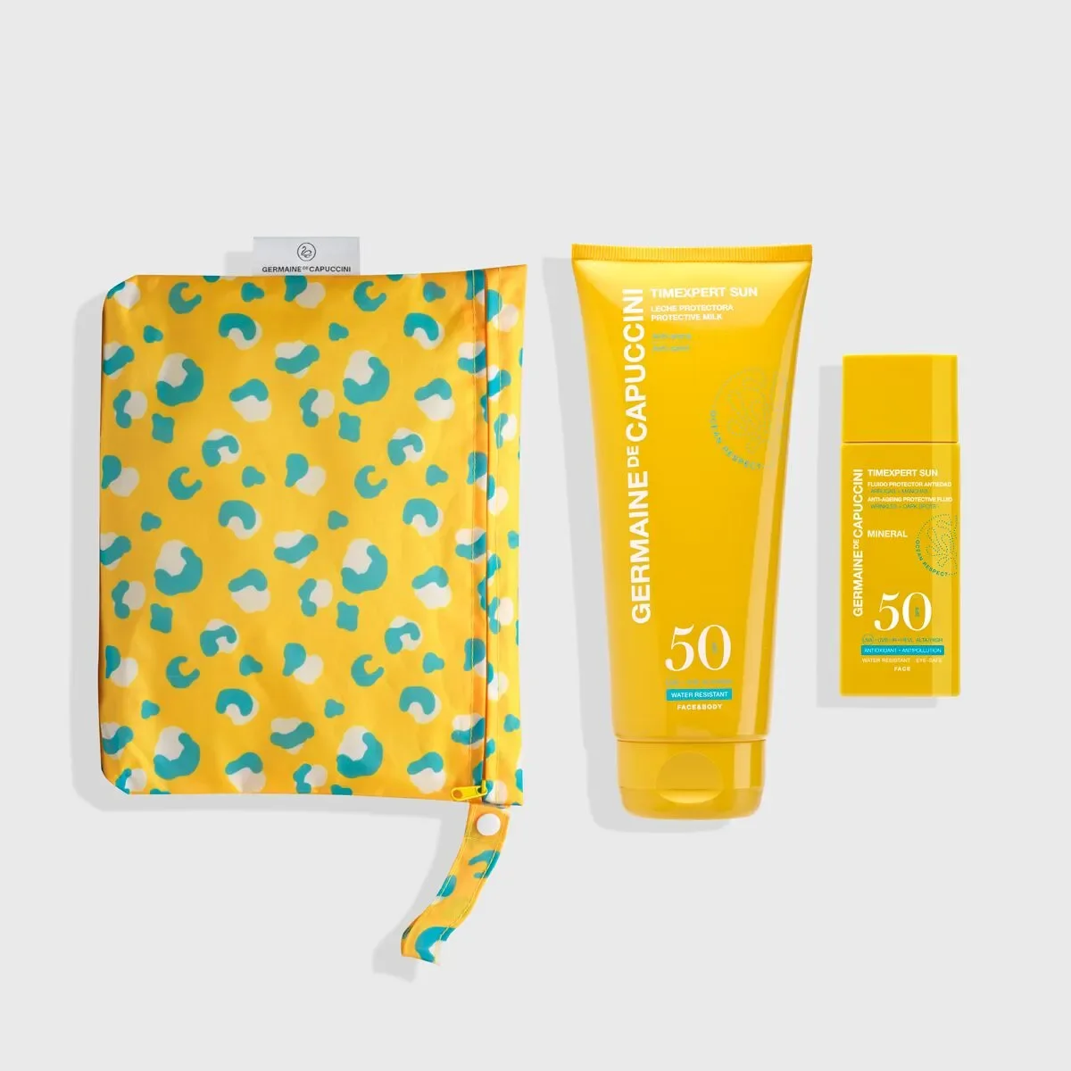 ANIMAL P. BAG+LECHE200 SPF50+FLUID SPF50 TIMEXPERT SUN GERMAINE DE CAPUCCINI