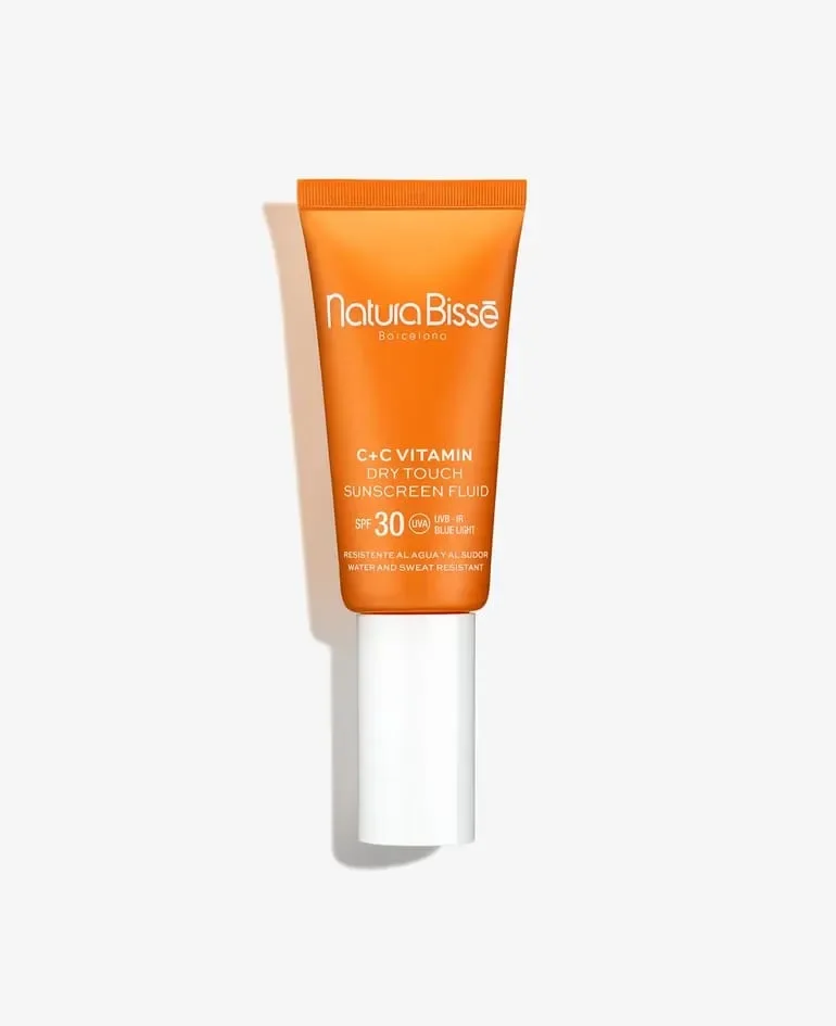 C+C Vitamin SPF 30 Dry Touch Sunscreen Fluid 30 ml Protector Solar Reafirmante Antiedad Natura Bisse