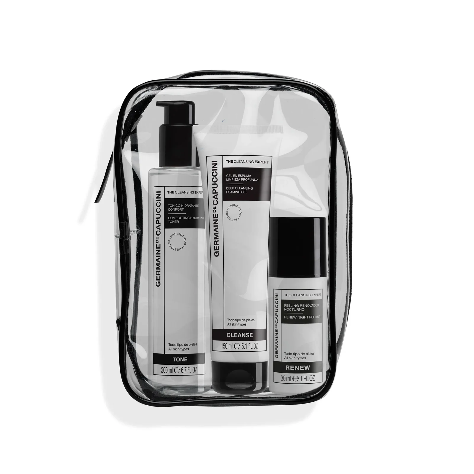 CLEAN G ESPUM150+ PEEL REN30+TON CONF200THE CLEANSING EXPERT GERMAINE DE CAPUCCINI