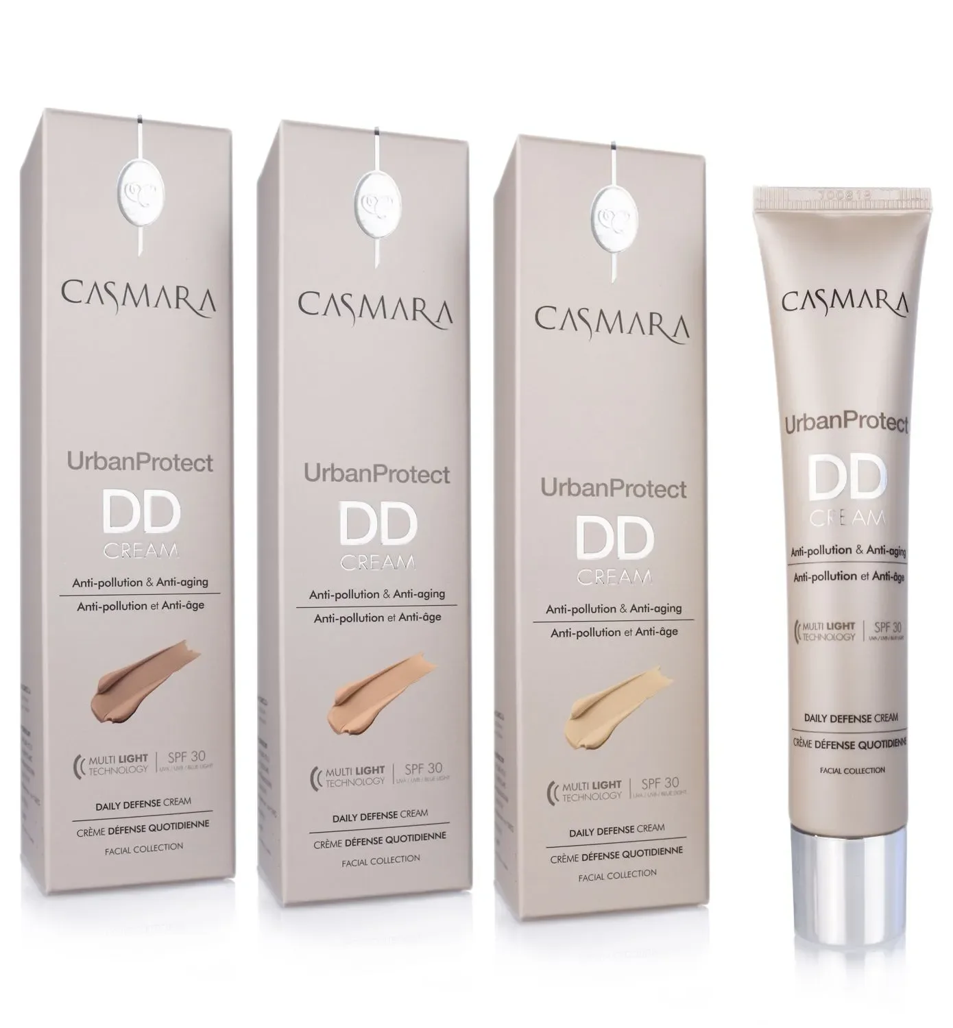 Crema Hidratante con color spf 30 Dd cream  Dark Casmara
