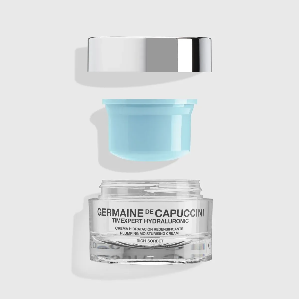 Eco-Refill Crema Hidratacion Redensificante Rich Sorbet 50 ml Timexpert hydraluronic Germaine de Capuccini