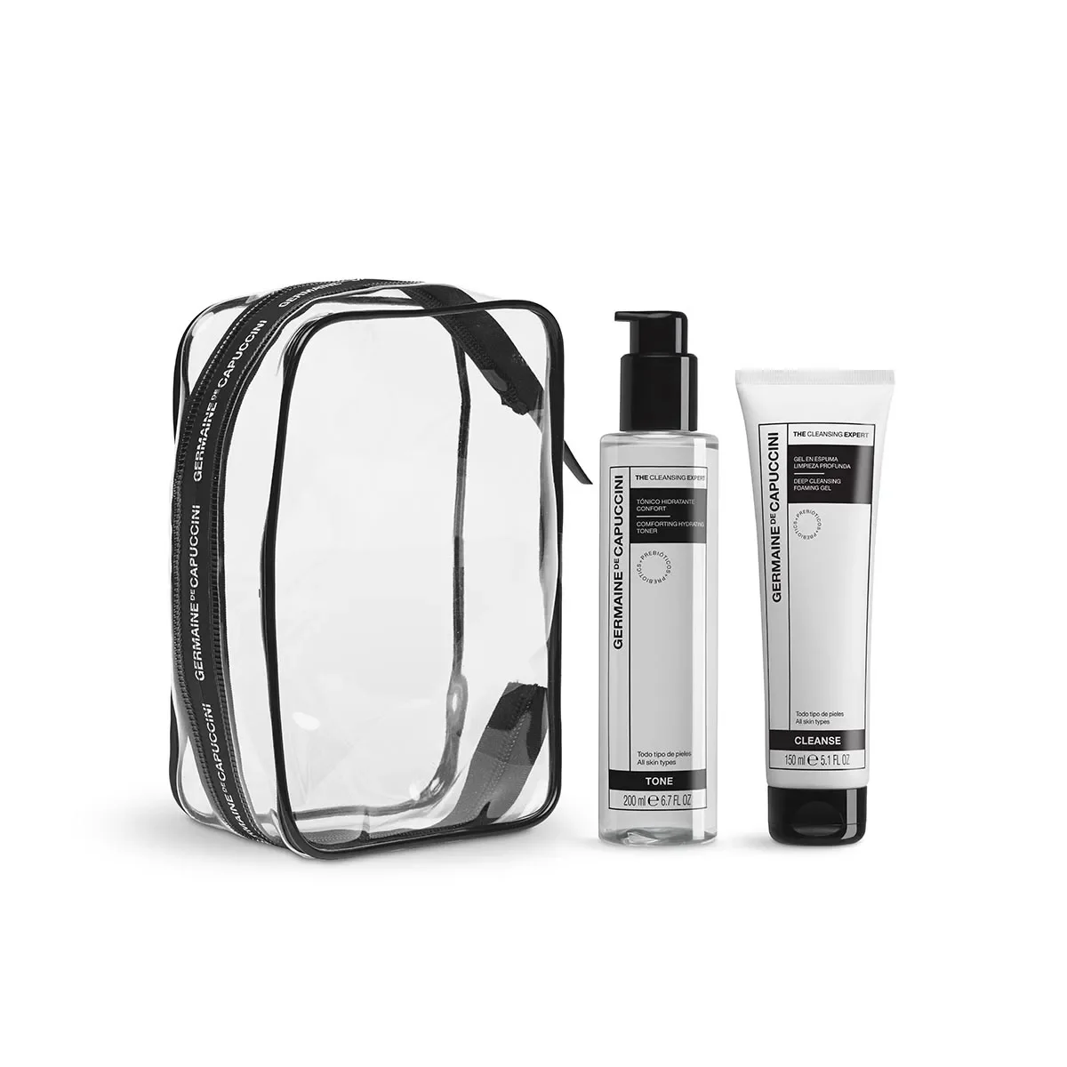 Pack Gel Espuma Limpieza Profunda + Tonico Hidratante Confort The Cleansing Expert Germaine de Capuccini