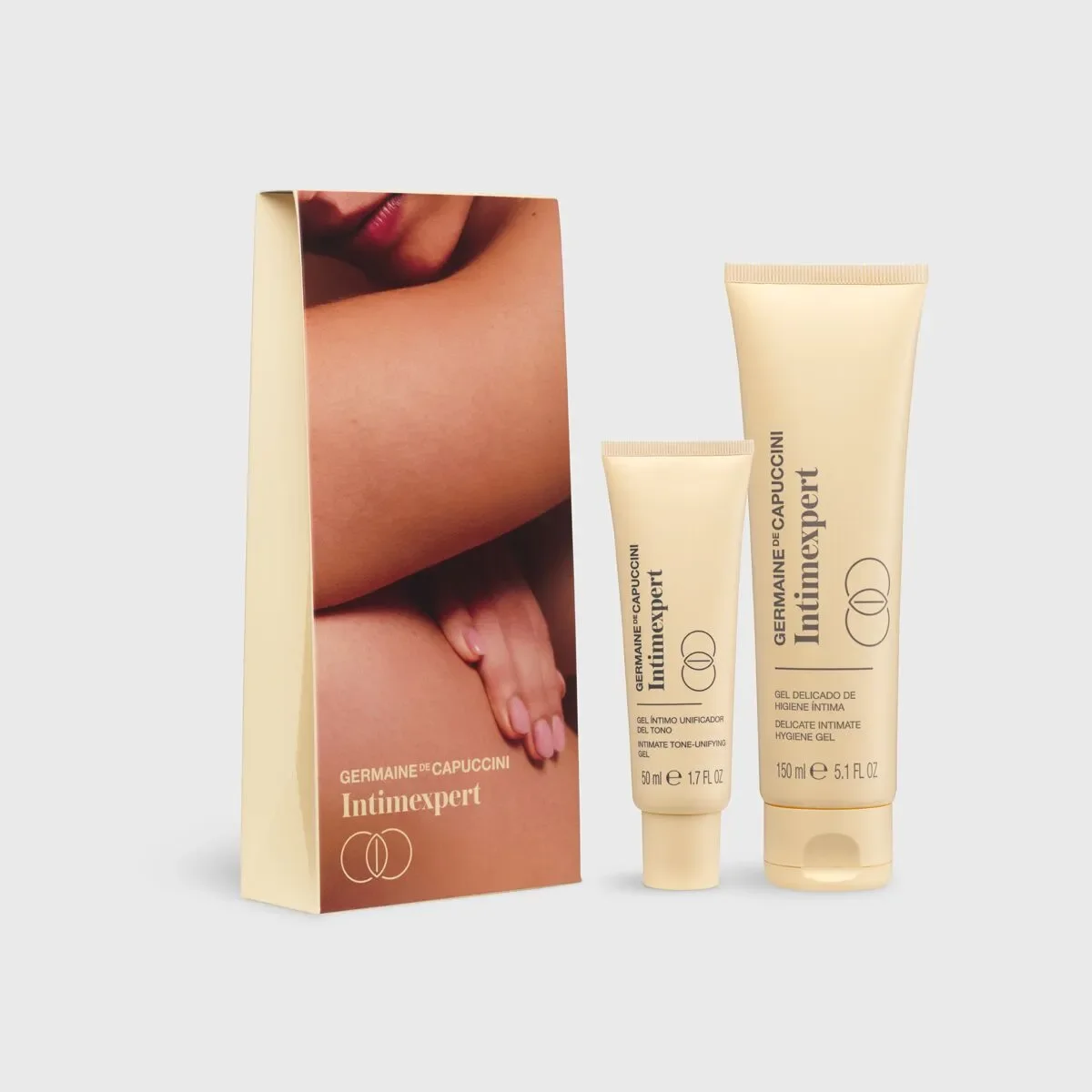PACK GEL ÍNTIMO UNIFICADOR 50 ML + GEL HIGIENE ÍNTIMA 150 ML INTIMEXPERT GERMAINE DE CAPUCCINI