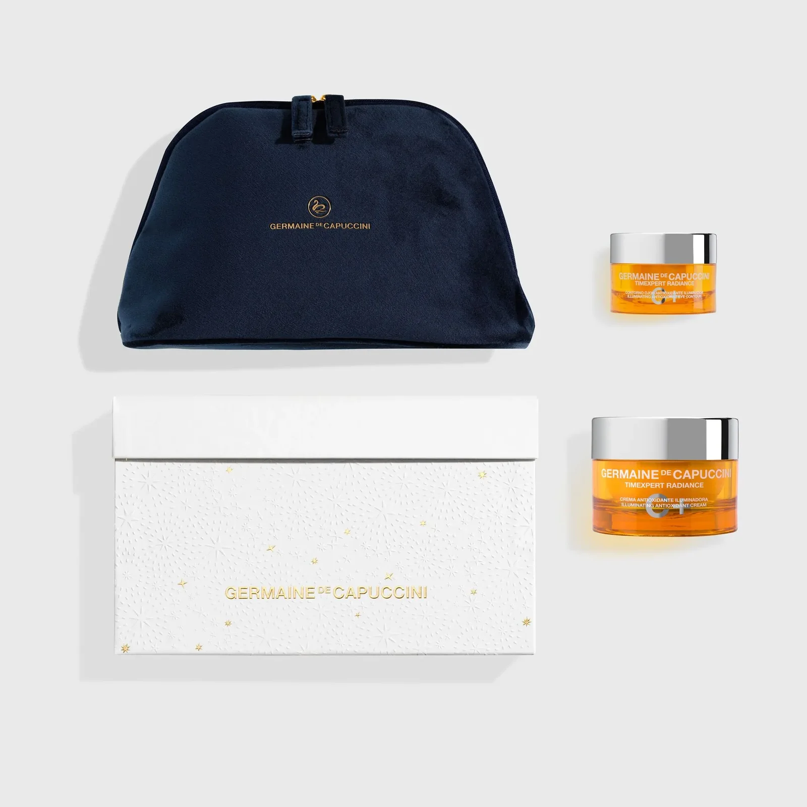 Pack Navidad Tx Radiance Crema 50 ml + Contorno 15 ml Timexpert Radiance C+ Germaine de Capuccini