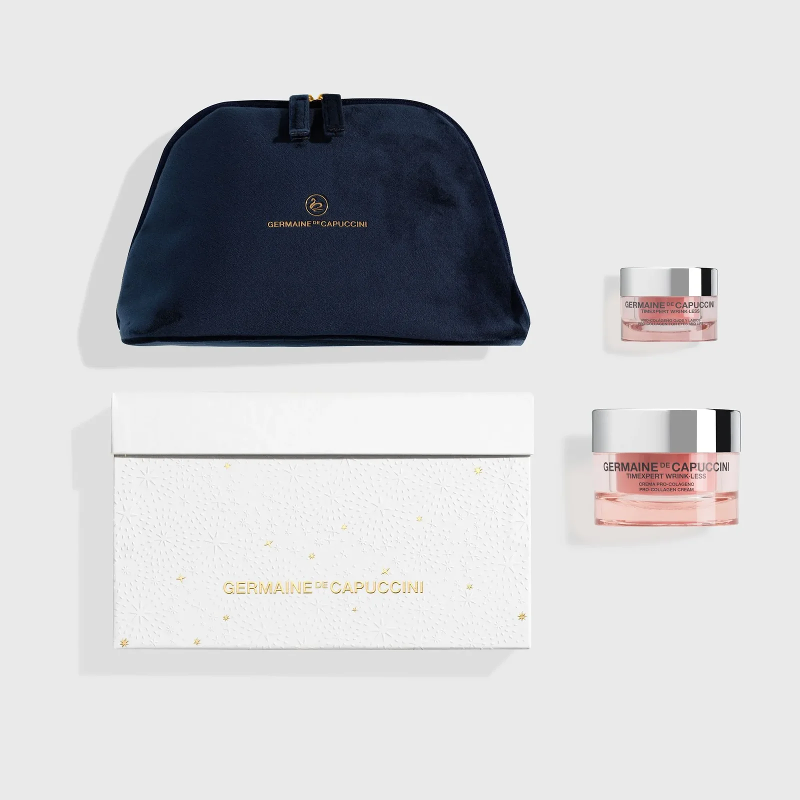 Pack Navidad Tx Wrinkless Crema Pro Colageno 50 ml+ Contorno Ojos 15ml T Wrink-Less Germaine de Capuccini