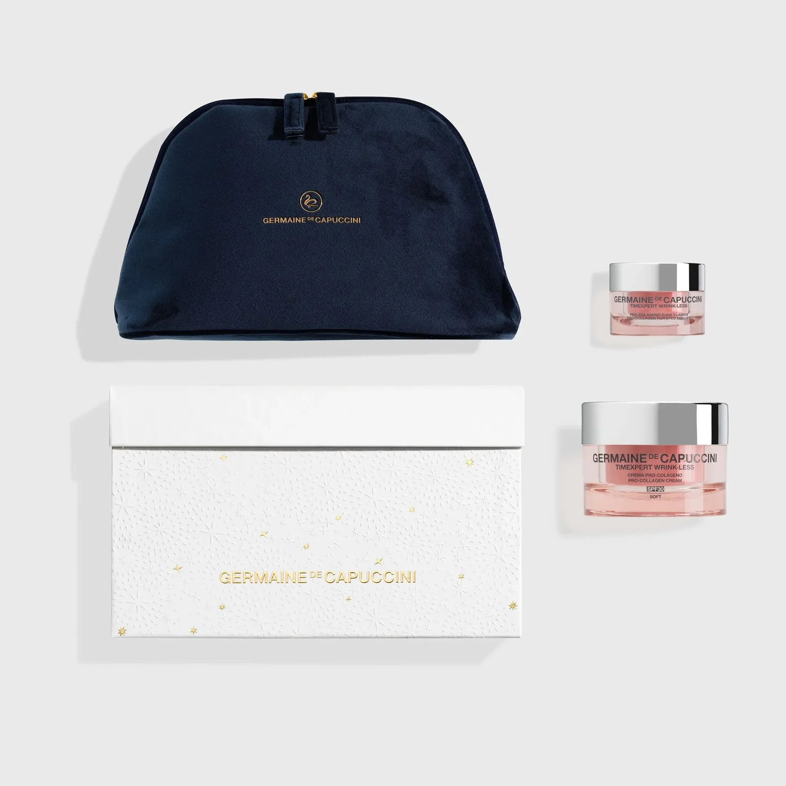 Pack Navidad Tx Wrinkless Crema Spf Soft 50ml + Contorno de Ojos 15 ml T Wrink-Less Germaine de Capuccini