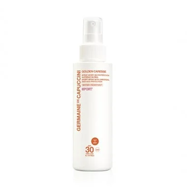 Spray Sport De Protección Antiedad Global Spf 30 Water Resistant , Golden Caresse Timexpert Sun Germaine de Capuccini