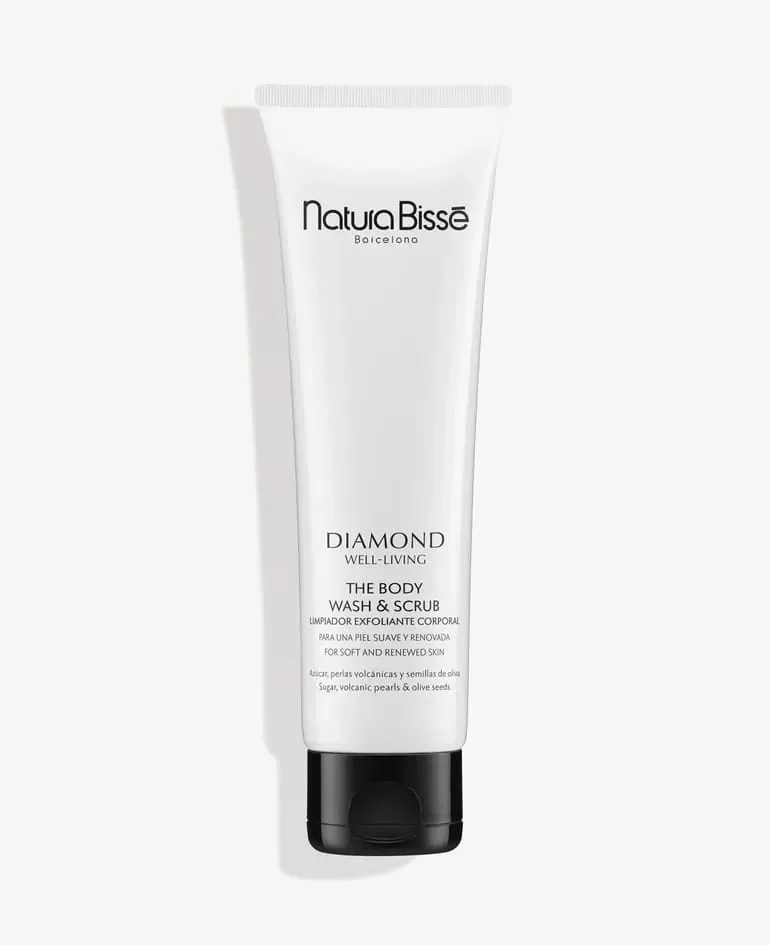 The Body Wash And Scrub 150 ml Limpiador exfoliante corporal Linea Diamond Well-Living Natura Bisse